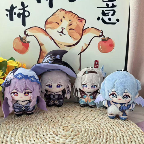 崩坏星穹铁道黑天鹅大黑塔流萤知更鸟动漫周边棉花海星体娃娃玩偶