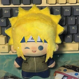 火影风波水门10cm印花体裸娃可爱挂件送朋友棉花娃娃公仔礼物