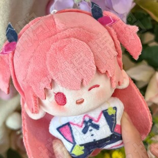 原创初音未来缤纷舞台桃井爱莉属性10cm印花棉花娃娃玩偶公仔礼物