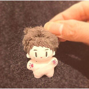 王一博棉花娃娃迷你版5厘米挂件5cm公仔玩偶小号超很小的周边挂件