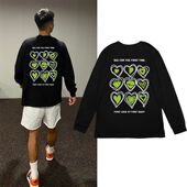 美式 t恤男宽松速干训练服潮运动投篮健身服透气打底上衣 篮球长袖