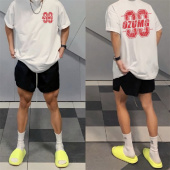 投篮服速干网眼休闲宽松运动T恤跑步健身百搭篮球服 短袖 夏季 美式