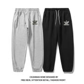 运动裤 男款 男士 子篮球卫裤 宽松透气扎袜束脚灰色休闲长裤 春秋美式