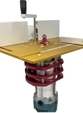 木工修边机雕刻机电木铣倒装板工作台多功能升降台面倒角修边开槽