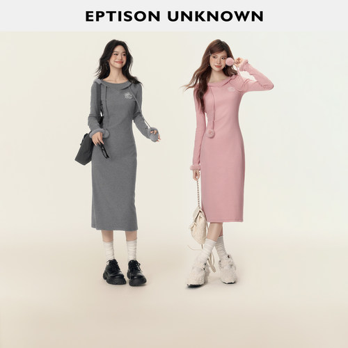 EPTISON甜美少女感长款连衣裙