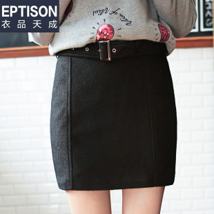 EPTISON半身裙女冬新款 件 纯色气质时尚 休闲个性 裙子 短款 9.9