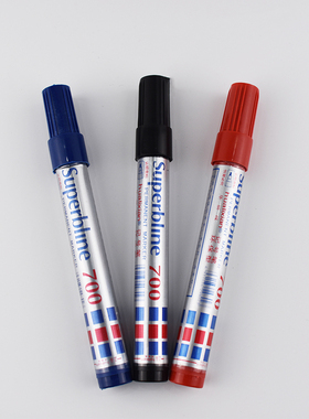 华丽线记号笔700单头箱头笔 物流大头笔 CD光盘记号笔 油性笔批发