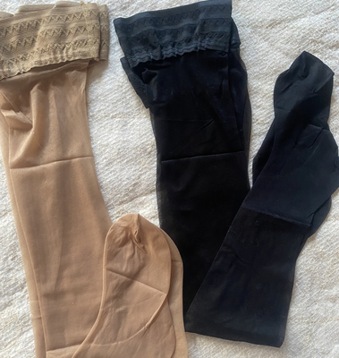 5d硅胶防滑超薄丝袜长筒袜高筒大腿袜性感蕾丝脚尖透明带脚型高筒