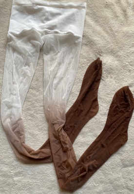 无缝极光渐变色丝袜女性感黑丝白丝超薄款防勾丝灰色油亮连裤袜子