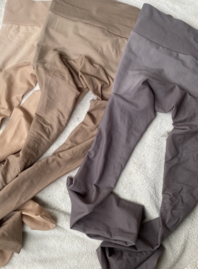 900针高密微压春秋2D 40D无缝丝袜不掉裆苹果臀肉色连裤袜防勾丝