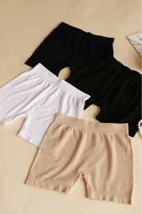 安全裤 打底裤 360度无缝防走光裤 大码 女 胖MM夏季 高弹包纱棉大码