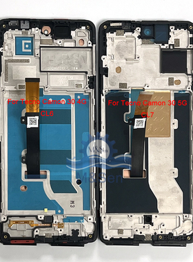 适用于传音 Tecno Camon 30 4G CL6 CL7 CL8 CL9原装屏幕总成带框