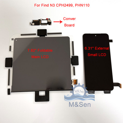 适用Oppo Find N2/N3 Flip/N5一加OPEN 折叠大屏后盖小屏一体