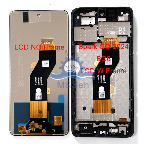 适用传音Infinix SparkGO2024屏幕总成Spark Go 1 KL4总成带框