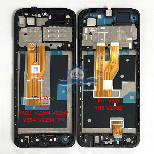 适用VIVO Y02/ Y02T/ Y02A/ Y02S/ Y03 V2332液晶屏幕总成带框