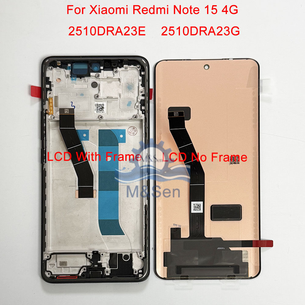 适用Xiaomi小米Redmi Note 15 4G/Note 15 Pro 4G 屏幕总成带框