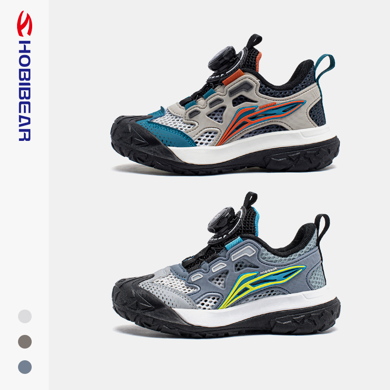 哈比熊童鞋儿童运动鞋男童跑步2025夏秋新款网面透气扭扭鞋中大童