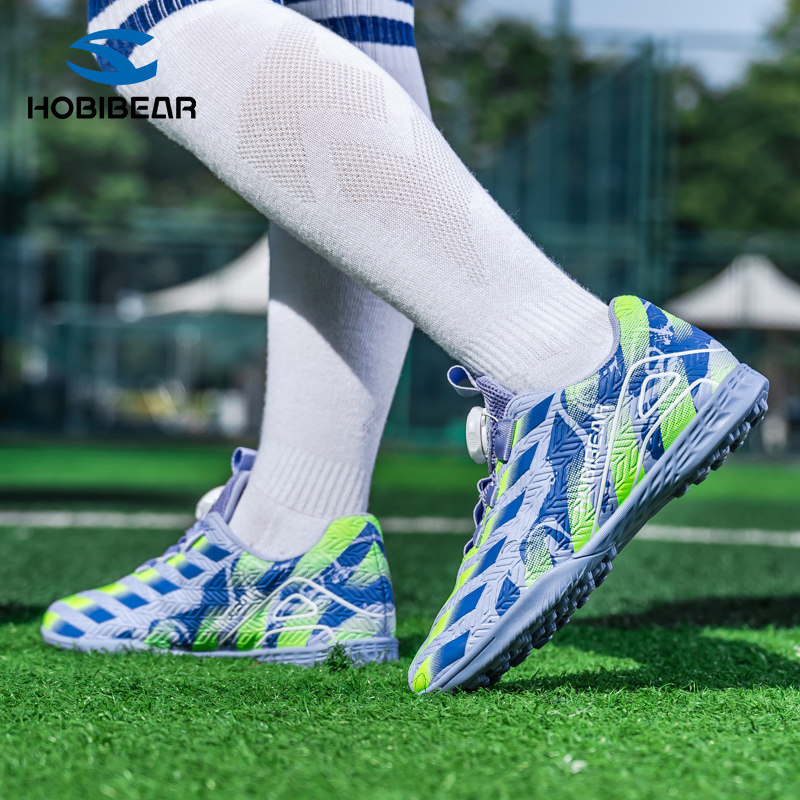HOBIBEAR中大童足球鞋2026春夏百搭潮流男女童舒适防滑耐