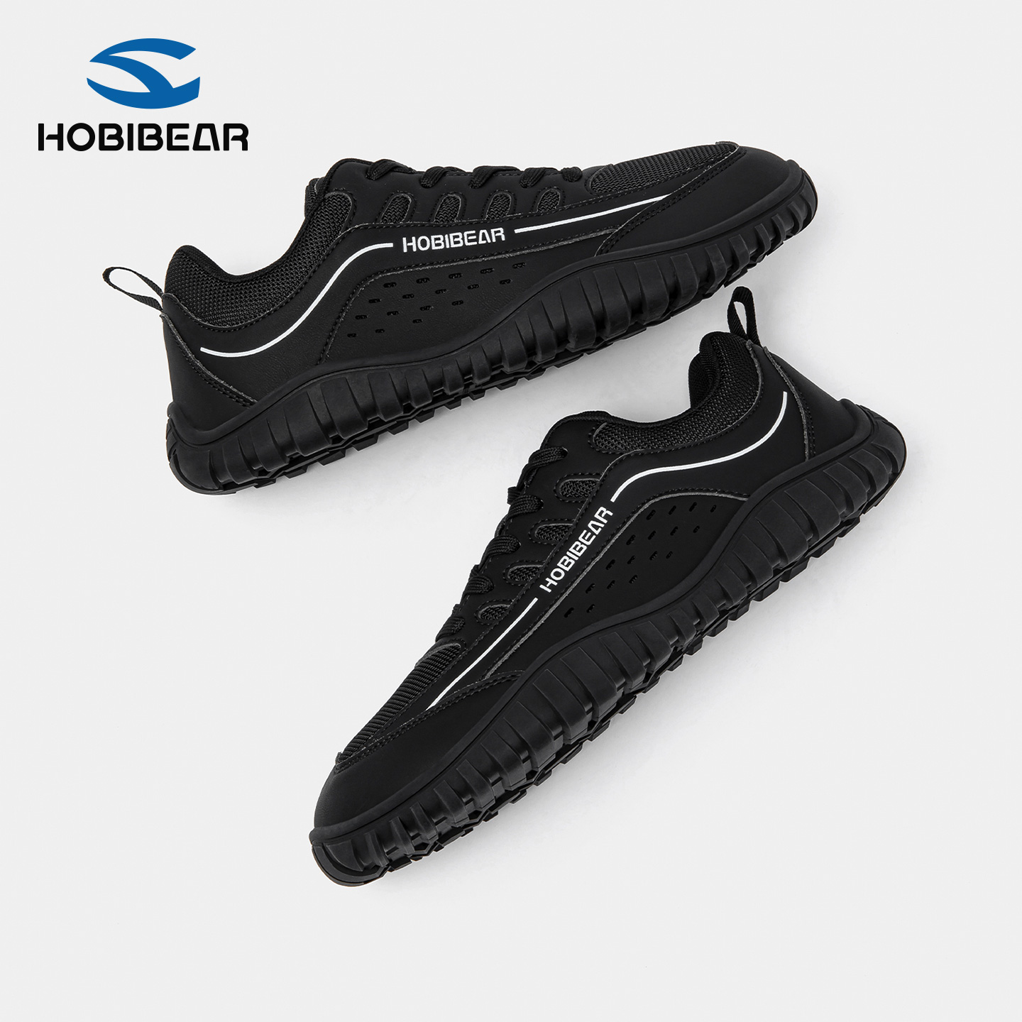 HOBIBEAR哈比熊宽头赤足鞋