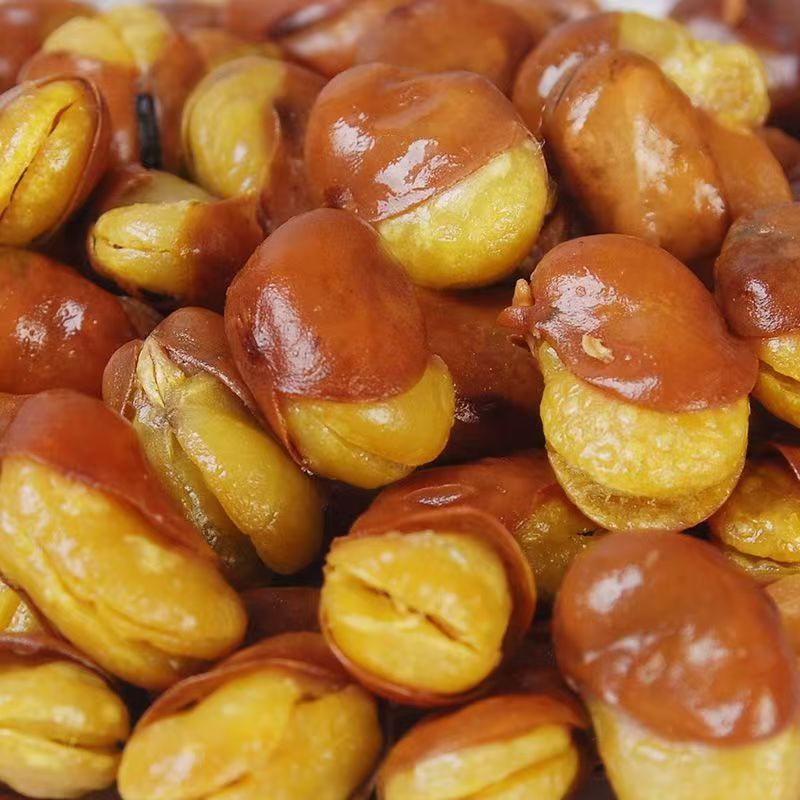 天津油炸蚕豆兰花豆咸味开花豆无干燥剂休闲零食下酒菜