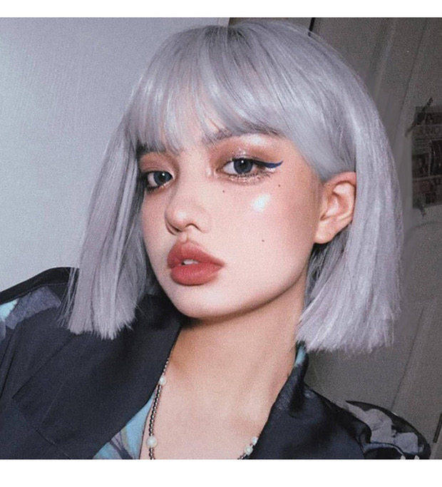 假发女短发网红酷帅气质韩式jk少女时尚潮流短直发全头套新式发套