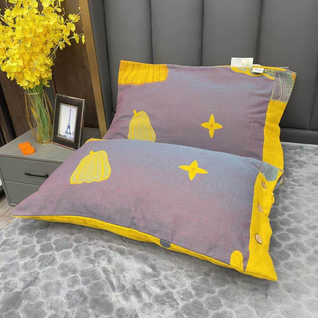 大南瓜-枕套-全棉双层纱布枕套柔软舒适吸汗透气不掉色不起球,床上用品,枕套,淘宝优惠券,粉丝福利购,淘宝优惠卷