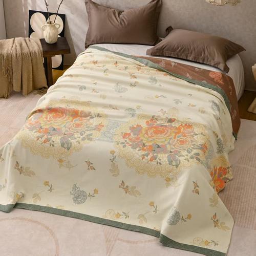 【波斯少女-2.3*2.5床盖毯软凉席母婴A类