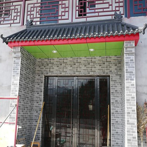 10cm后挡板拼接古建中式树脂瓦