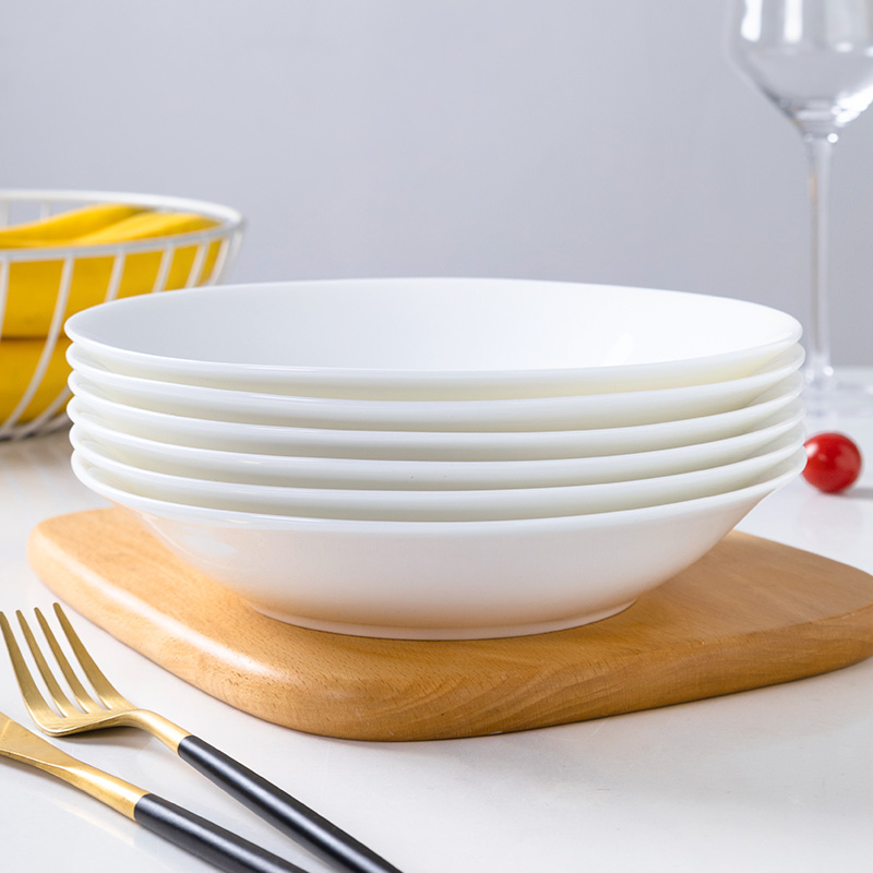 餐具尚韵骨瓷深盘圆形