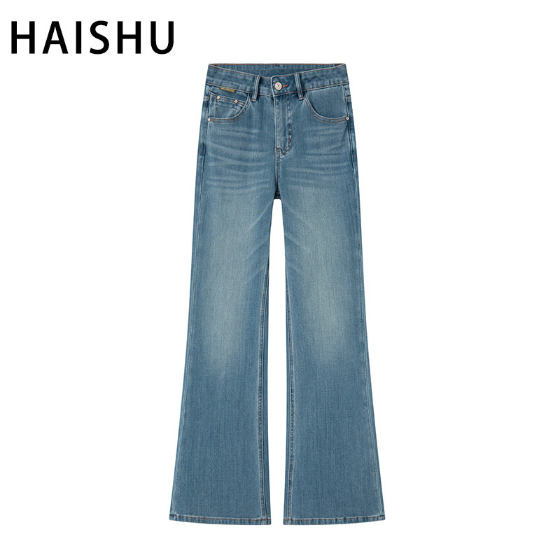 春野秘境-2026春季新款直筒微喇叭裤高腰四面弹抗皱抗鼓包抗掉色