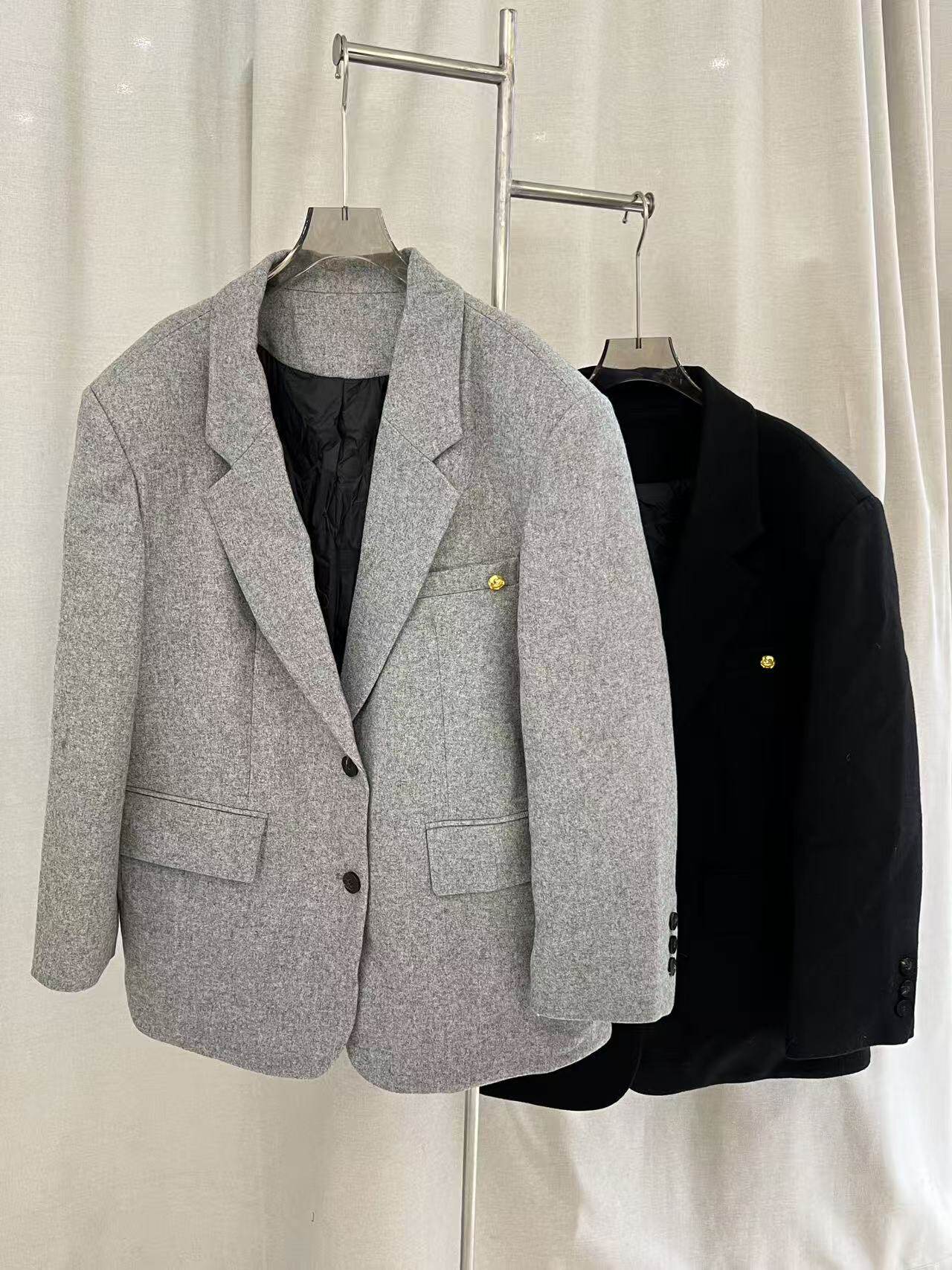 2025新款时尚百搭翻领宽松纯色柔软舒适长袖西装羽绒外套,女装/女士精品,西装,淘宝优惠券,粉丝福利购,淘宝优惠卷