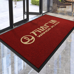 高端菠萝纹地毯门口商用酒店进门定制LOGO电梯地垫耐磨防滑迎宾垫