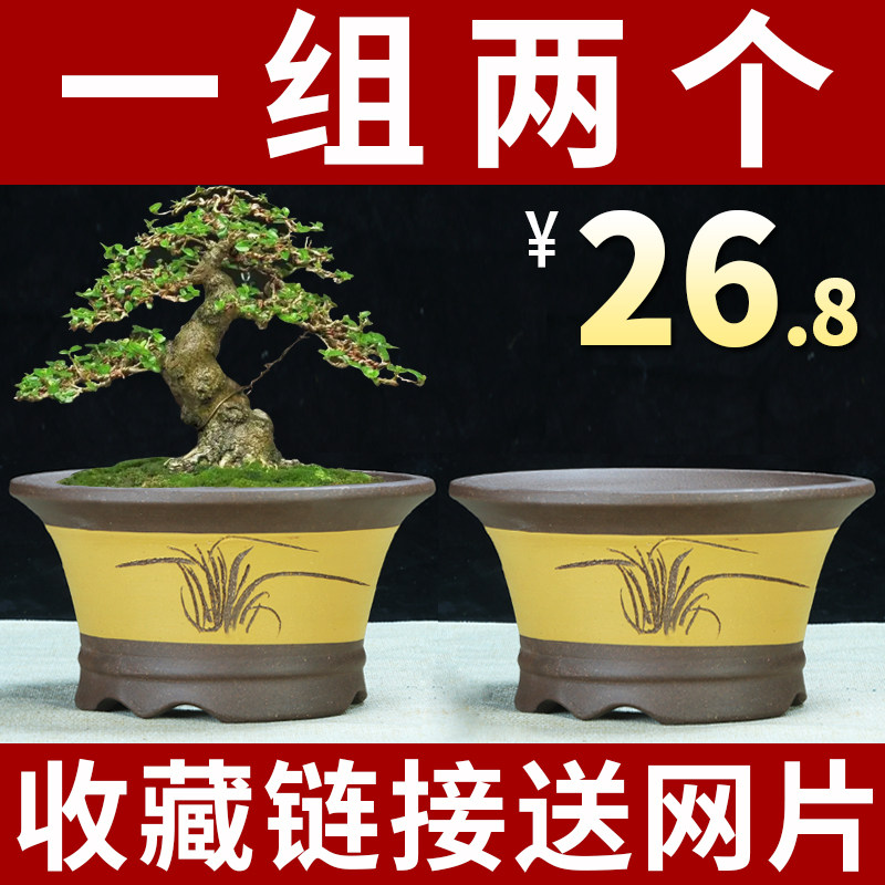 宜兴特价清仓紫砂花盆粗陶个性创意简约兰花盆多肉菖蒲绿萝陶瓷盆,鲜花速递/花卉仿真/绿植园艺,花盆,淘宝优惠券,粉丝福利购,淘宝优惠卷