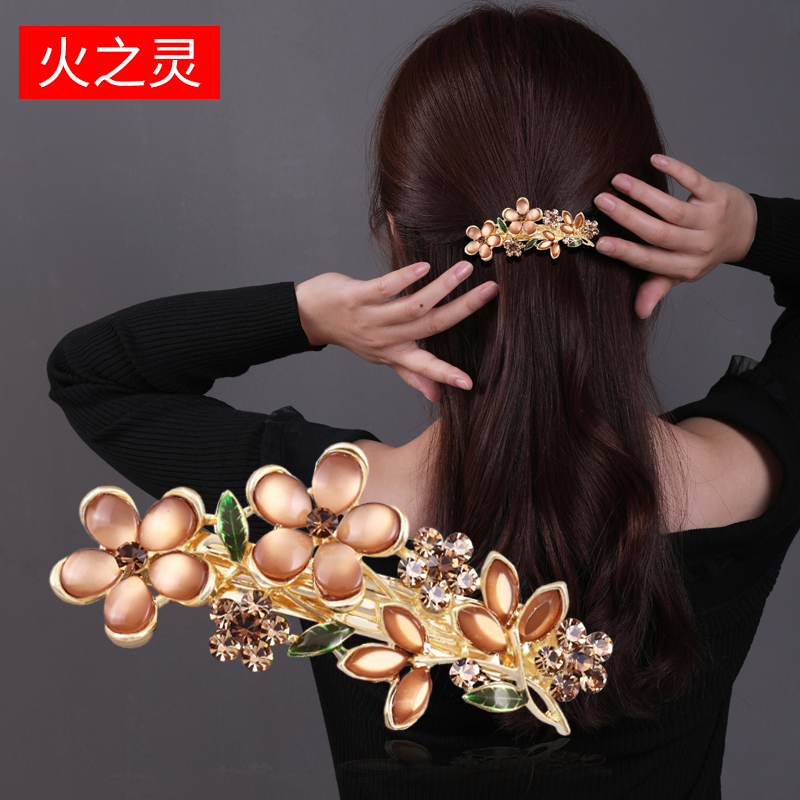 火之灵精致是水钻小号发夹