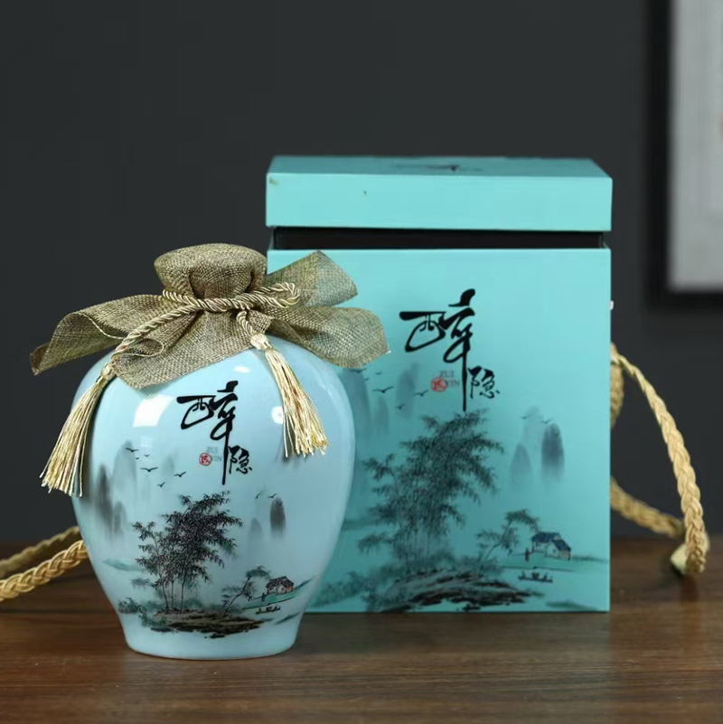 欣茂复古密封空酒瓶酒坛子礼盒装