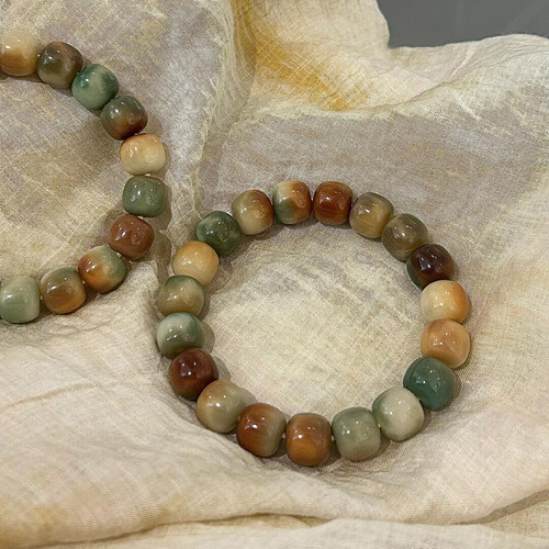 高抛花皮菩提手串复古百搭