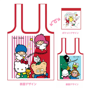 现货 双子星帕恰狗美乐蒂扭蛋 日本BANDAI万代三丽鸥手提袋购物袋