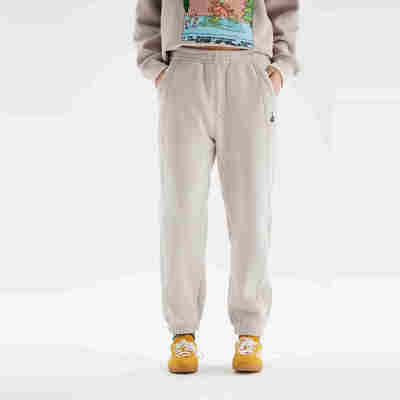 牛牛纸袋樱桃刺绣加绒加厚束脚冬