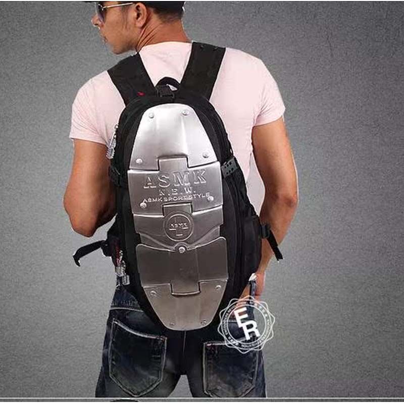 摩托车男士背包 双肩骑行背包 摩托车硬壳骑士包