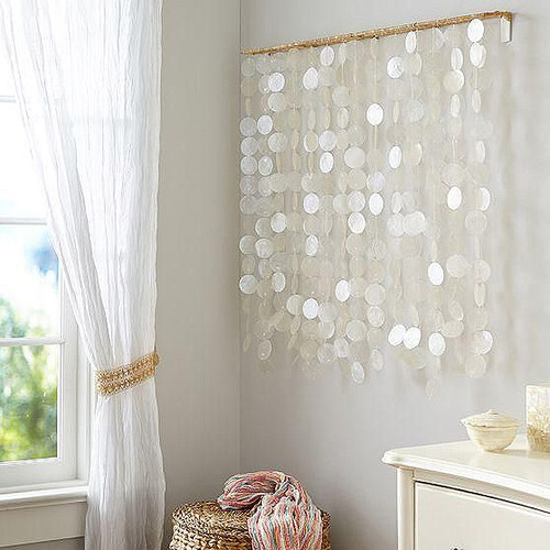 北欧ins墙壁装饰贝壳挂件手工