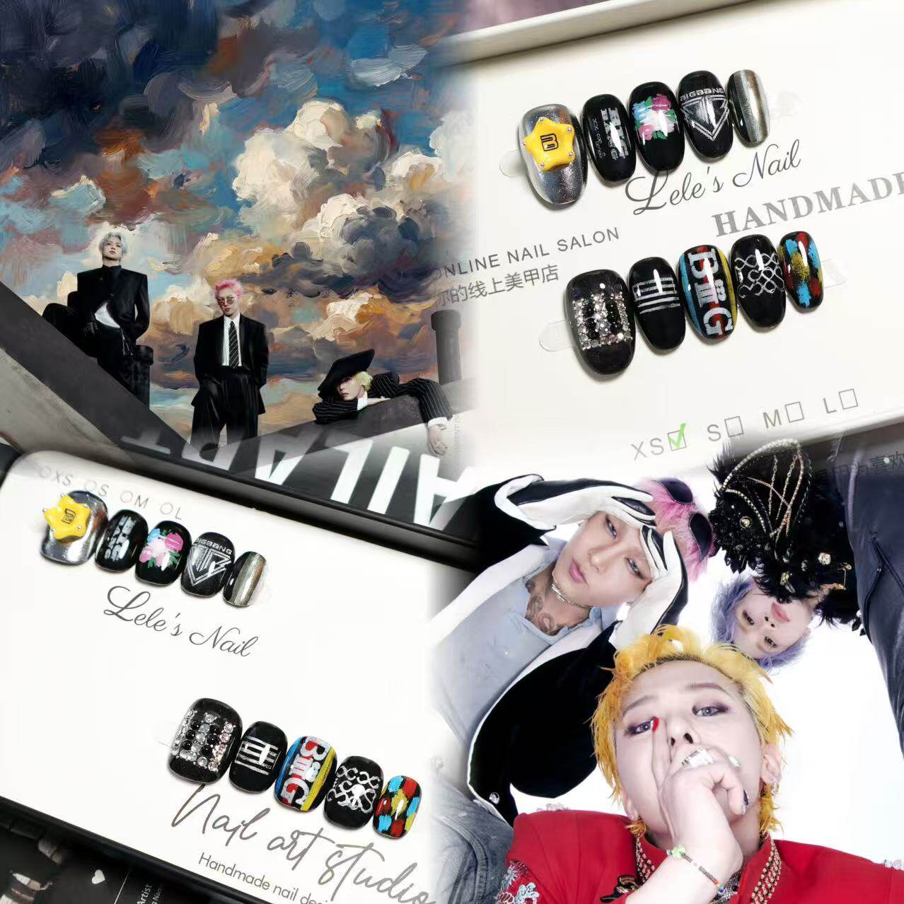 GD权志龙BIGBANG20周年BIIIG美甲