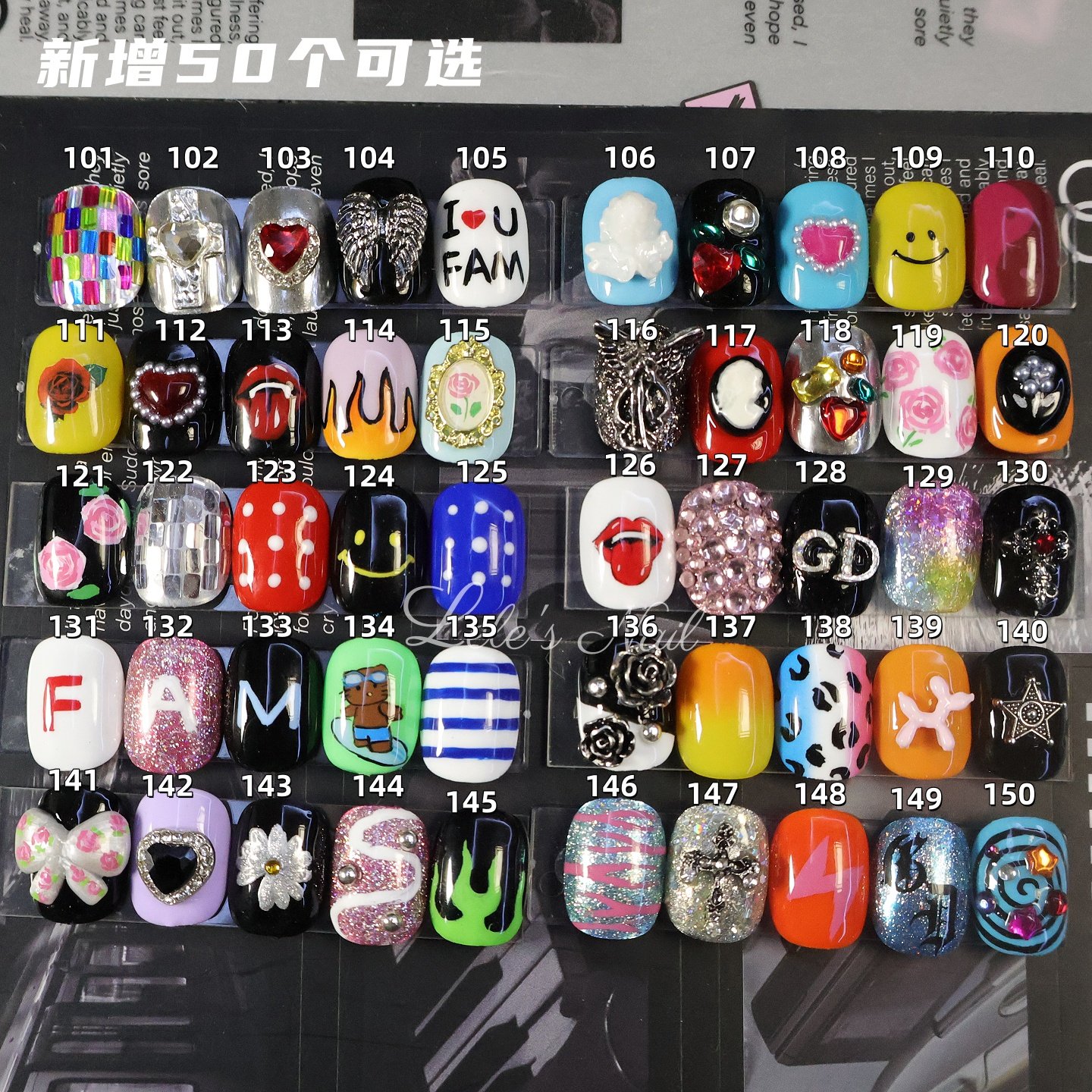权志龙GD手绘穿戴甲应援甲DIY款