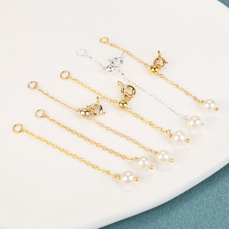 14k18k包金可调节延长链diy手工尾链半成品手链项链通用材料配件,饰品/流行首饰/时尚饰品新,其他DIY饰品配件,淘宝优惠券,粉丝福利购,淘宝优惠卷