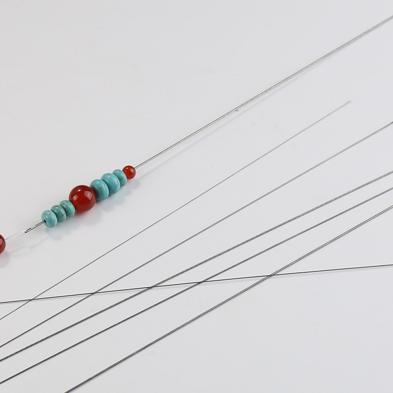 DIY 도구 구슬 바늘 구슬 바늘 특수 바늘 긴 바늘 크로 셰 뜨개질 스레딩 바늘 구슬 바늘 크리스탈 보석 바늘