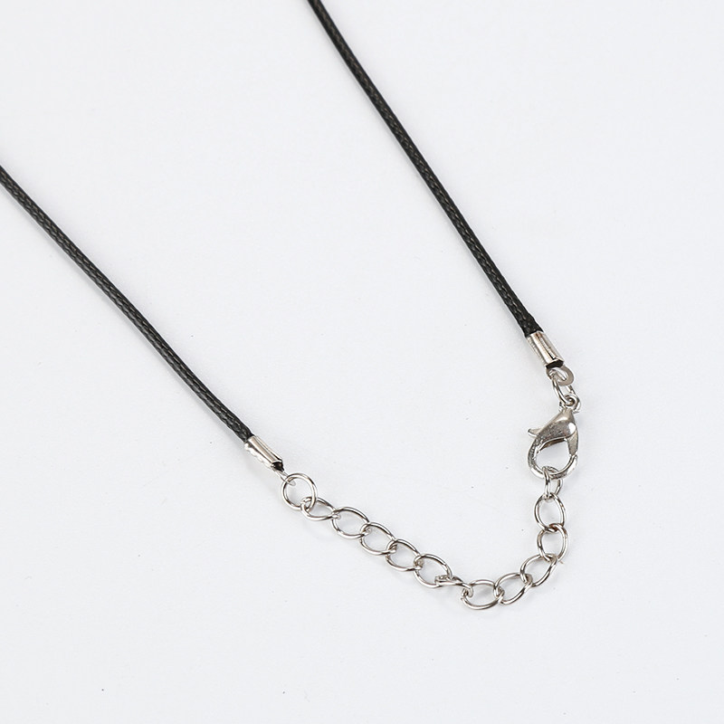 PENDANT LANYARD WAX ROPE HALTERNECK BLACK LEATHER ROPE NECKLACE ROPE WOMENS AND MENS HANDMADE GOLD PENDANT JADE PENDANT JADE WEAVING