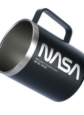 定制图案NASA宇航员原创不锈钢保温杯便携简约420mll咖啡杯水杯壶