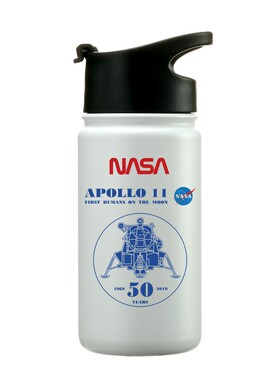 NASA宇航员原创316不锈钢保温杯便携白色简约350ml大容量男女学生