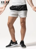 Спортивные шорты, мужские тонкие быстросохнущие дышащие штаны для спортзала для отдыха, для бега