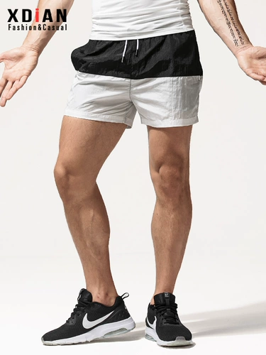 Спортивные шорты, мужские тонкие быстросохнущие дышащие штаны для спортзала для отдыха, для бега
