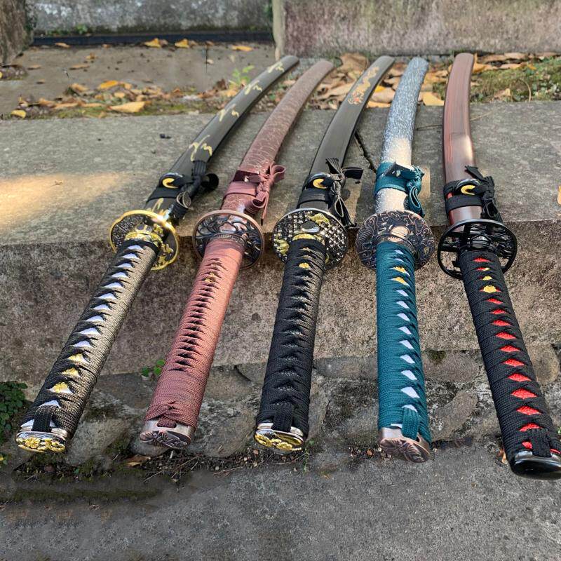 龙泉市唐横刀武士刃拔刀剑居合刀一体刀动漫刀剑训练习道具未开刃